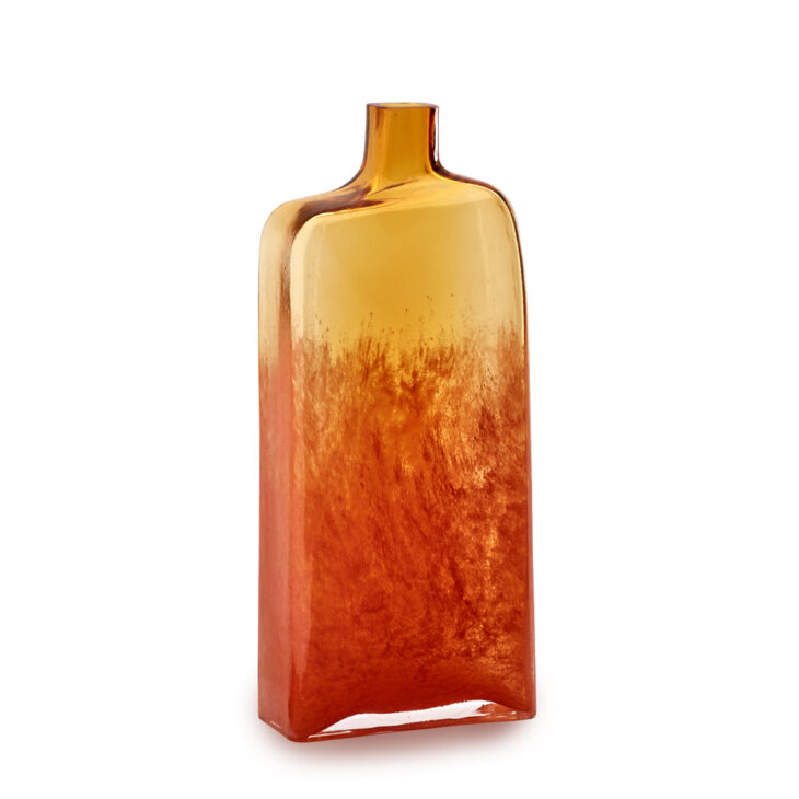Vaso in vetro pasta colore linea "lerici" 36 cm